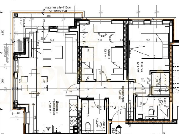 3-стаен апартамент в Остромила - 0