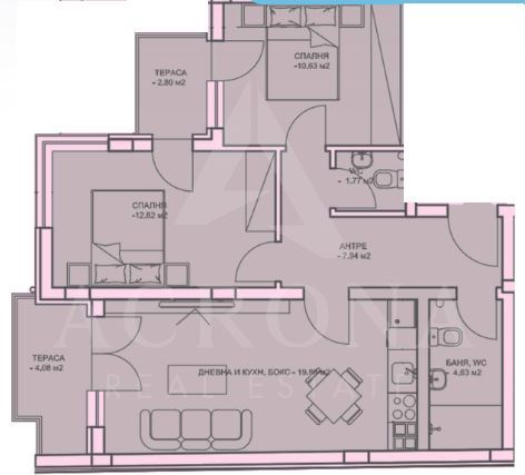 Тристаен в Центъра - 0