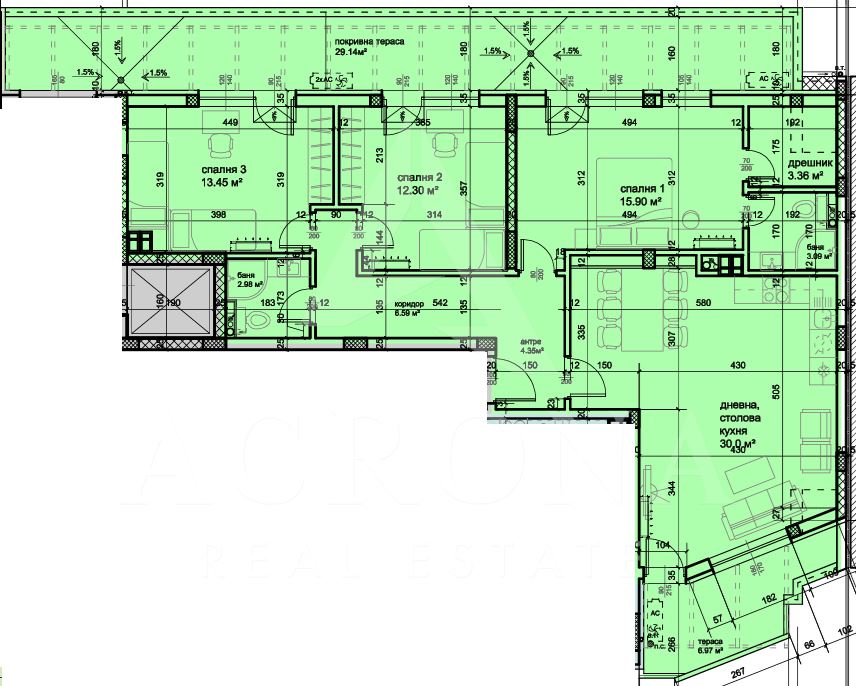 Четиристаен пред Акт 16 - кв. Хр. Смирненски - 0