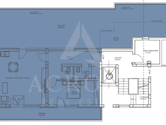 Двустаен в Коматево - 0