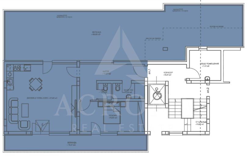 Двустаен в Коматево-0 Двустаен в Коматево - 0